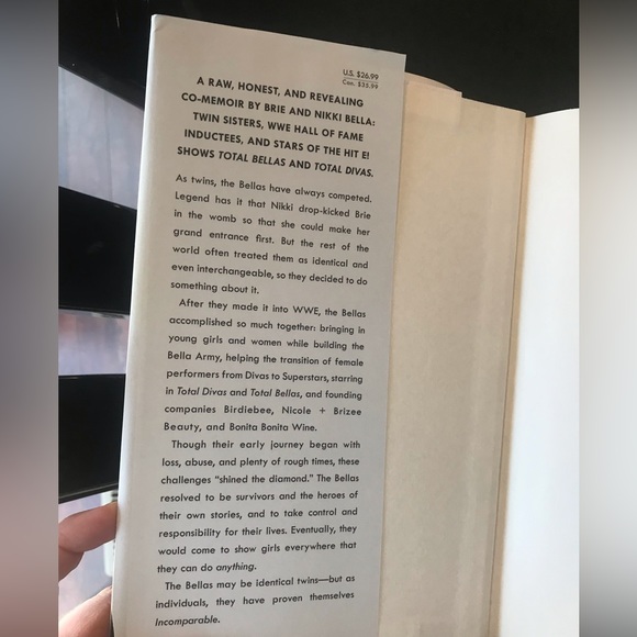 Incomparable Book by Brie and Nikki Bella - Picture 2 of 2